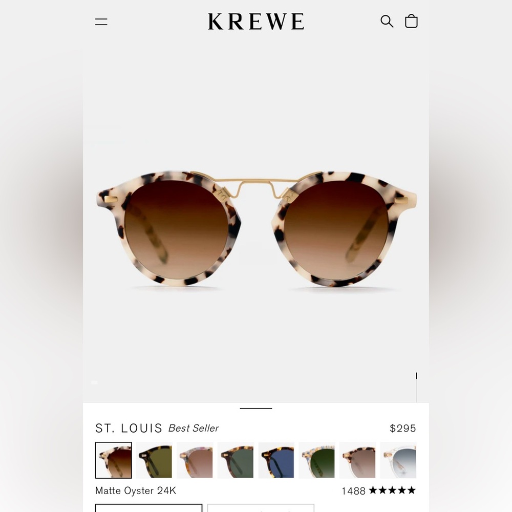 KREWE St. Louis Sunglasses ~**LIKE NEW!**~
